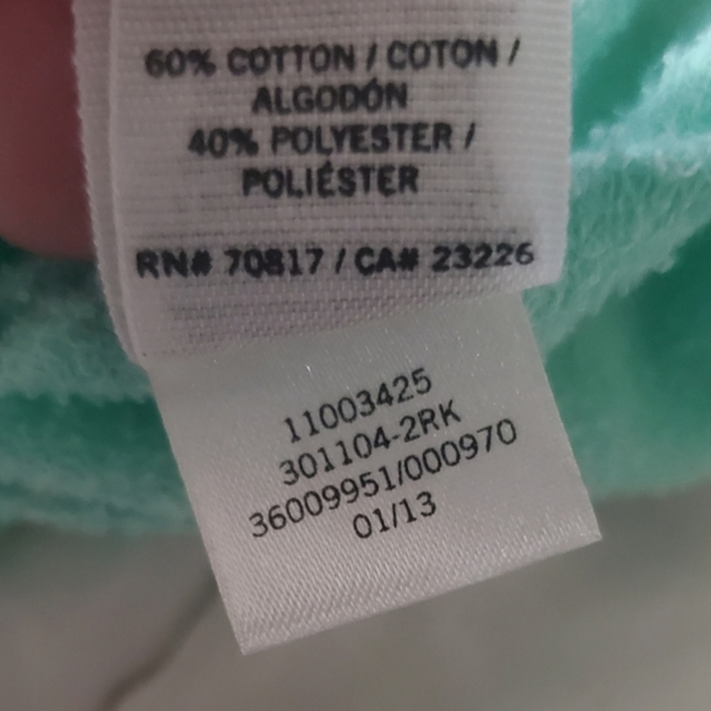 Victorias Secret size S/P mint‎ green distressed longsleeve shirt - Picture 5 of 6